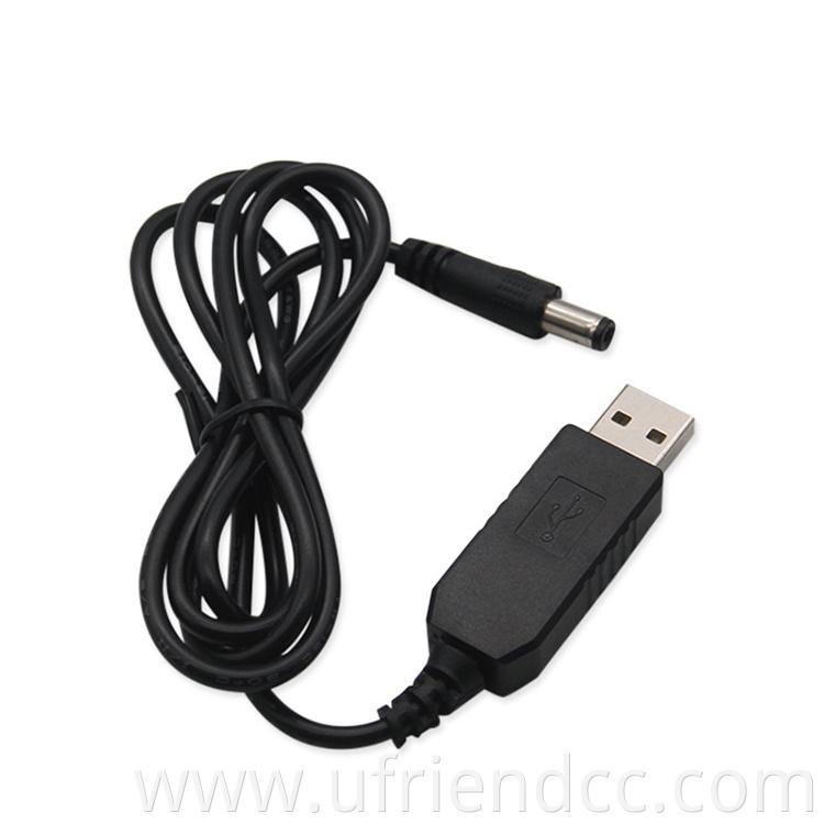 OEM Cable USB a DC 5,5x2,5mm DC Cable USB macho a 5,5mm conector de barril Cable